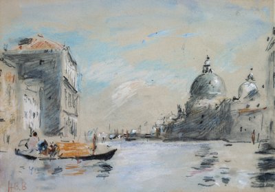 Der Große Kanal und die Kirche Santa Maria della Salute, Venedig von Hercules Brabazon Brabazon